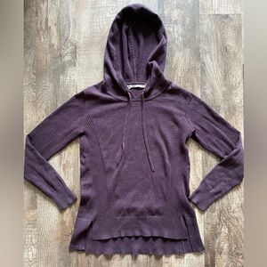 Athleta pullover sweater hoodie xxs xs purple